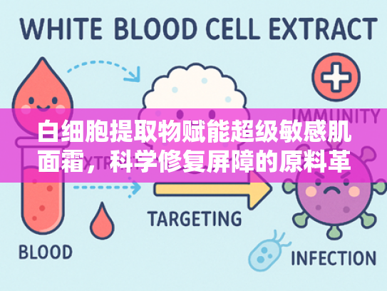 白细胞提取物赋能超级敏感肌面霜，科学修复屏障的原料革命