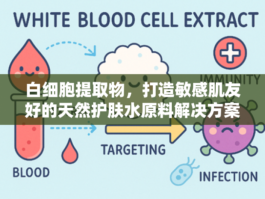 白细胞提取物，打造敏感肌友好的天然护肤水原料解决方案