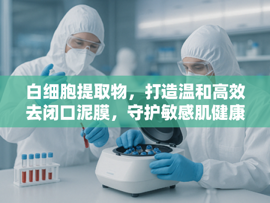 白细胞提取物，打造温和高效去闭口泥膜，守护敏感肌健康屏障