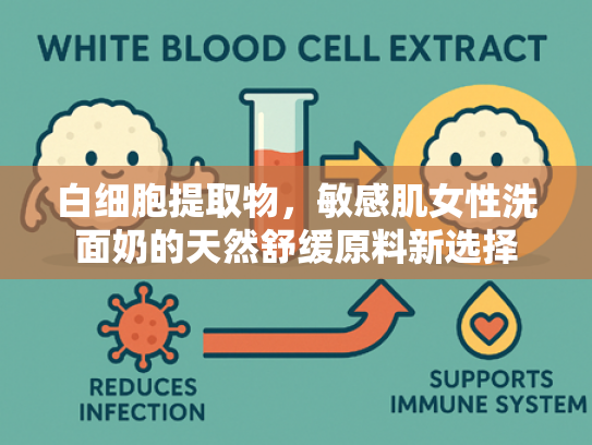 白细胞提取物，敏感肌女性洗面奶的天然舒缓原料新选择