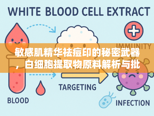 敏感肌精华祛痘印的秘密武器，白细胞提取物原料解析与批发指南