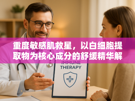 重度敏感肌救星，以白细胞提取物为核心成分的舒缓精华解析