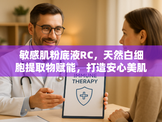 敏感肌粉底液RC，天然白细胞提取物赋能，打造安心美肌新选择