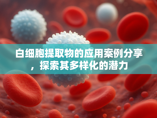 白细胞提取物的应用案例分享，探索其多样化的潜力