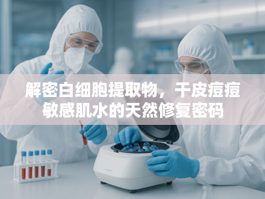 解密白细胞提取物，干皮痘痘敏感肌水的天然修复密码
