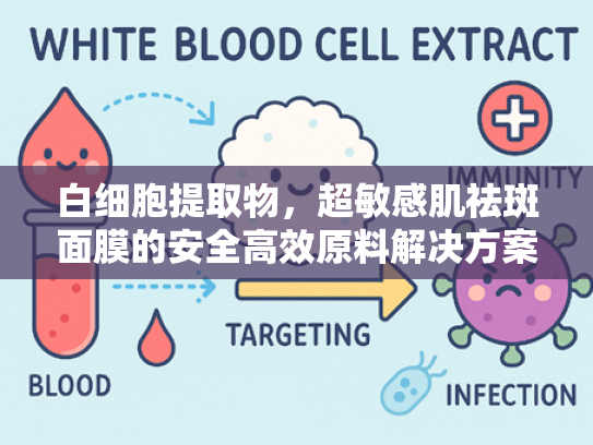 白细胞提取物，超敏感肌祛斑面膜的安全高效原料解决方案