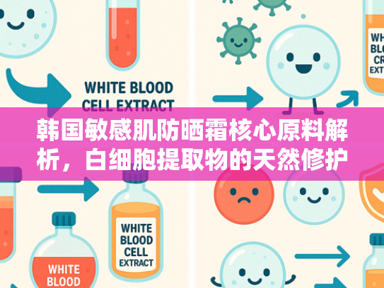 韩国敏感肌防晒霜核心原料解析，白细胞提取物的天然修护力