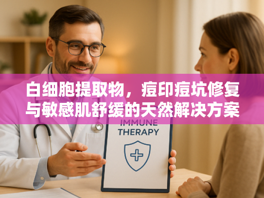 白细胞提取物，痘印痘坑修复与敏感肌舒缓的天然解决方案