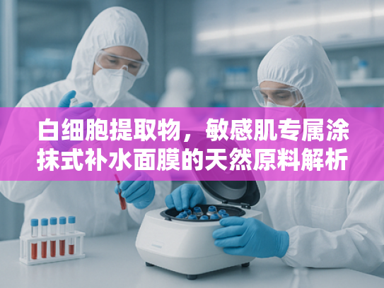 白细胞提取物，敏感肌专属涂抹式补水面膜的天然原料解析
