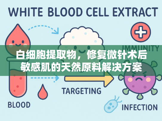 白细胞提取物，修复微针术后敏感肌的天然原料解决方案