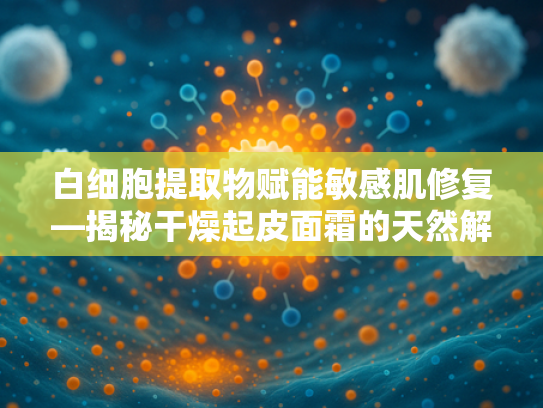 白细胞提取物赋能敏感肌修复—揭秘干燥起皮面霜的天然解决方案