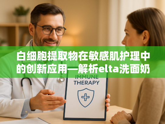白细胞提取物在敏感肌护理中的创新应用—解析elta洗面奶核心成分的科学力量