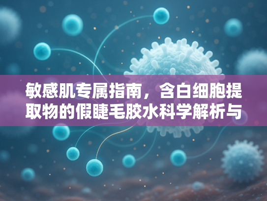 敏感肌专属指南，含白细胞提取物的假睫毛胶水科学解析与选购建议
