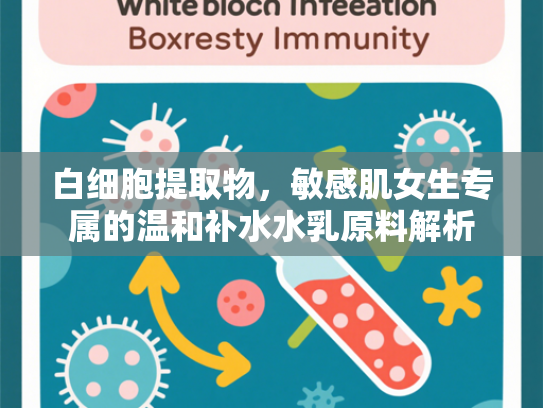 白细胞提取物，敏感肌女生专属的温和补水水乳原料解析