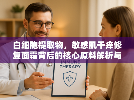 白细胞提取物，敏感肌干痒修复面霜背后的核心原料解析与批发指南