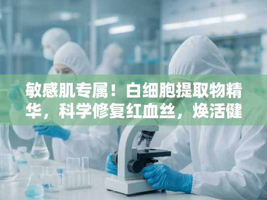 敏感肌专属！白细胞提取物精华，科学修复红血丝，焕活健康屏障