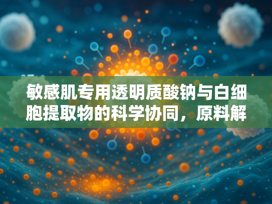 敏感肌专用透明质酸钠与白细胞提取物的科学协同，原料解析与应用前景