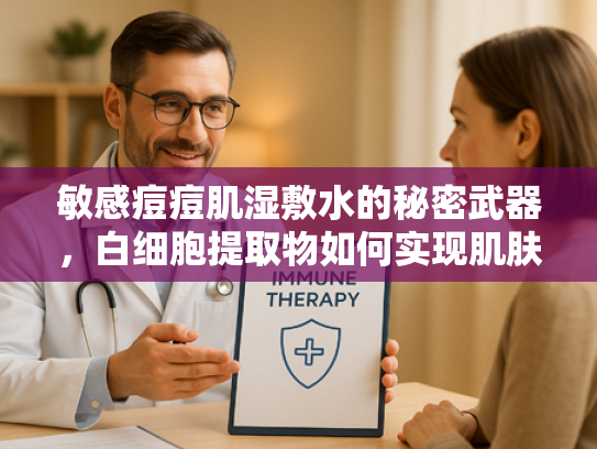 敏感痘痘肌湿敷水的秘密武器，白细胞提取物如何实现肌肤深层修护