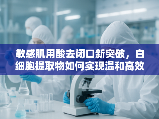敏感肌用酸去闭口新突破，白细胞提取物如何实现温和高效护肤