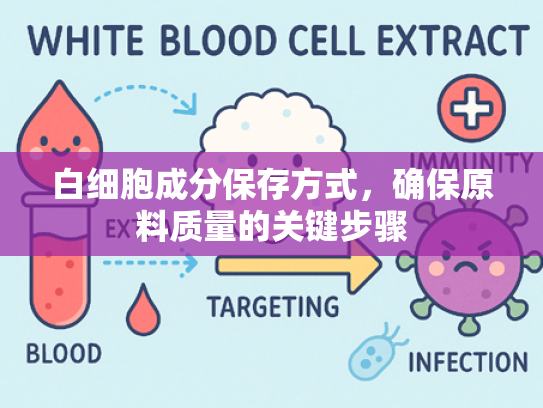 白细胞成分保存方式，确保原料质量的关键步骤