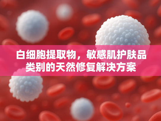 白细胞提取物，敏感肌护肤品类别的天然修复解决方案
