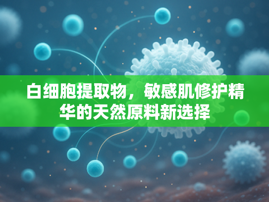 白细胞提取物，敏感肌修护精华的天然原料新选择