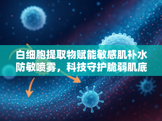 白细胞提取物赋能敏感肌补水防敏喷雾，科技守护脆弱肌底