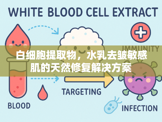 白细胞提取物，水乳去皱敏感肌的天然修复解决方案