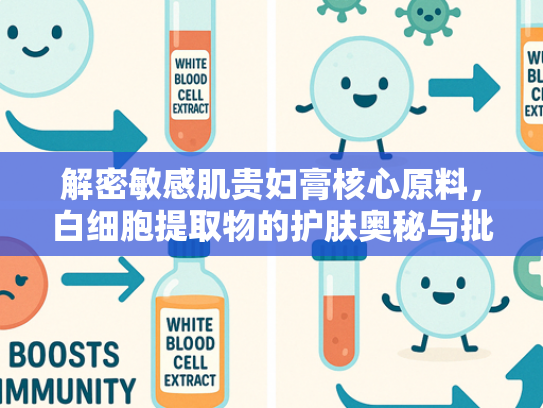 解密敏感肌贵妇膏核心原料，白细胞提取物的护肤奥秘与批发优势