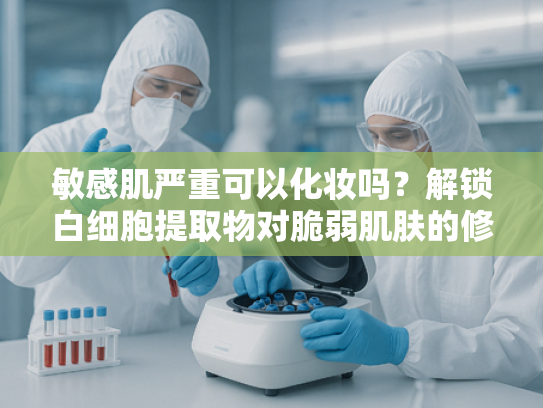 敏感肌严重可以化妆吗？解锁白细胞提取物对脆弱肌肤的修复力