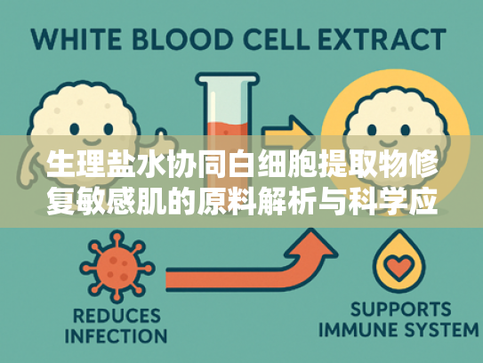 生理盐水协同白细胞提取物修复敏感肌的原料解析与科学应用