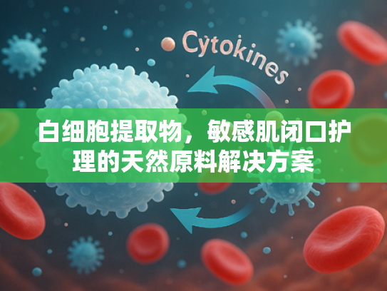白细胞提取物，敏感肌闭口护理的天然原料解决方案
