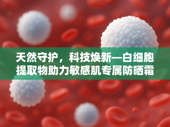 天然守护，科技焕新—白细胞提取物助力敏感肌专属防晒霜研发