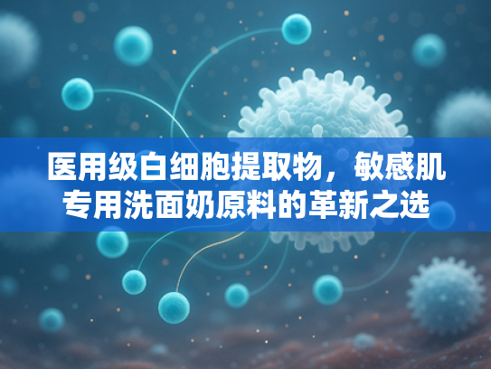 医用级白细胞提取物，敏感肌专用洗面奶原料的革新之选
