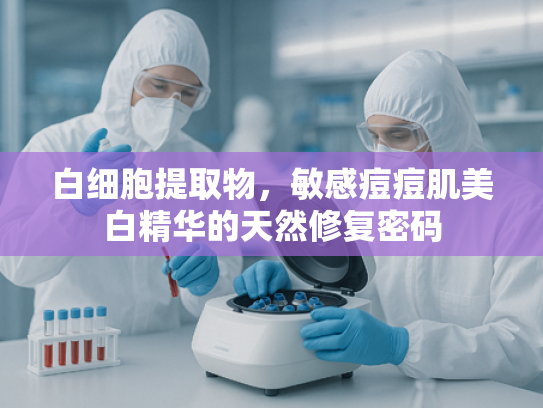 白细胞提取物，敏感痘痘肌美白精华的天然修复密码