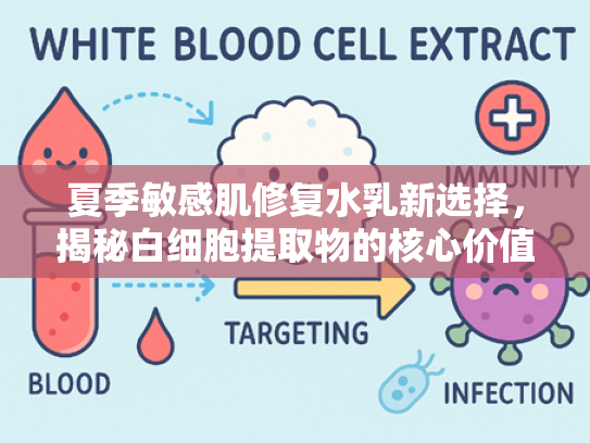 夏季敏感肌修复水乳新选择，揭秘白细胞提取物的核心价值与原料优势