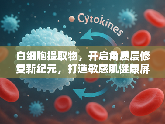 白细胞提取物，开启角质层修复新纪元，打造敏感肌健康屏障
