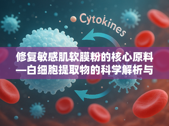 修复敏感肌软膜粉的核心原料—白细胞提取物的科学解析与批发指南