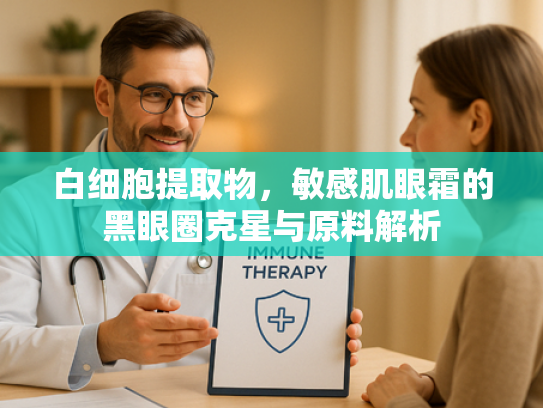 白细胞提取物，敏感肌眼霜的黑眼圈克星与原料解析