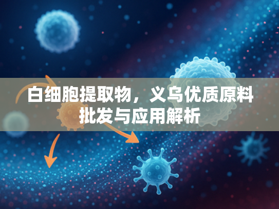 白细胞提取物，义乌优质原料批发与应用解析