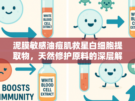 泥膜敏感油痘肌救星白细胞提取物，天然修护原料的深层解析与应用