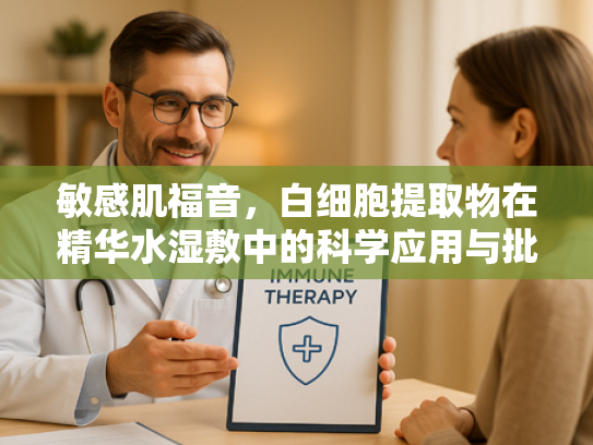 敏感肌福音，白细胞提取物在精华水湿敷中的科学应用与批发指南