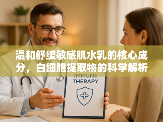 温和舒缓敏感肌水乳的核心成分，白细胞提取物的科学解析与批发指南