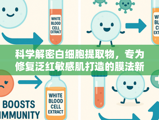科学解密白细胞提取物，专为修复泛红敏感肌打造的膜法新方案
