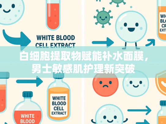 白细胞提取物赋能补水面膜，男士敏感肌护理新突破