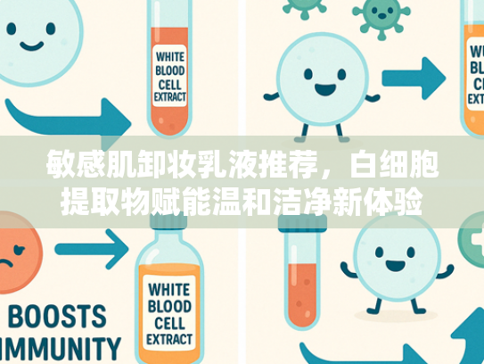 敏感肌卸妆乳液推荐，白细胞提取物赋能温和洁净新体验