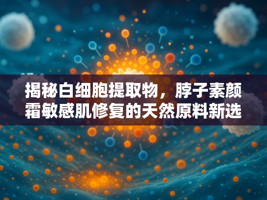 揭秘白细胞提取物，脖子素颜霜敏感肌修复的天然原料新选择