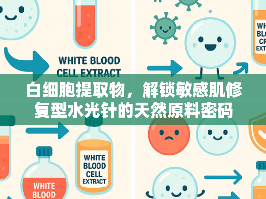 白细胞提取物，解锁敏感肌修复型水光针的天然原料密码