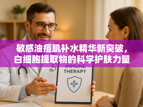敏感油痘肌补水精华新突破，白细胞提取物的科学护肤力量