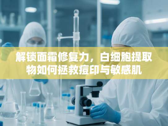 解锁面霜修复力，白细胞提取物如何拯救痘印与敏感肌